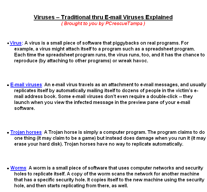 Definition of Viruses